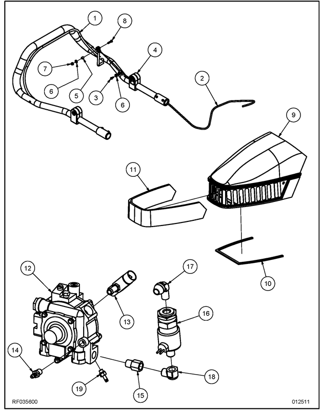 440BU_LT058200_Regulator Handle Hood Assembly RF035600 1