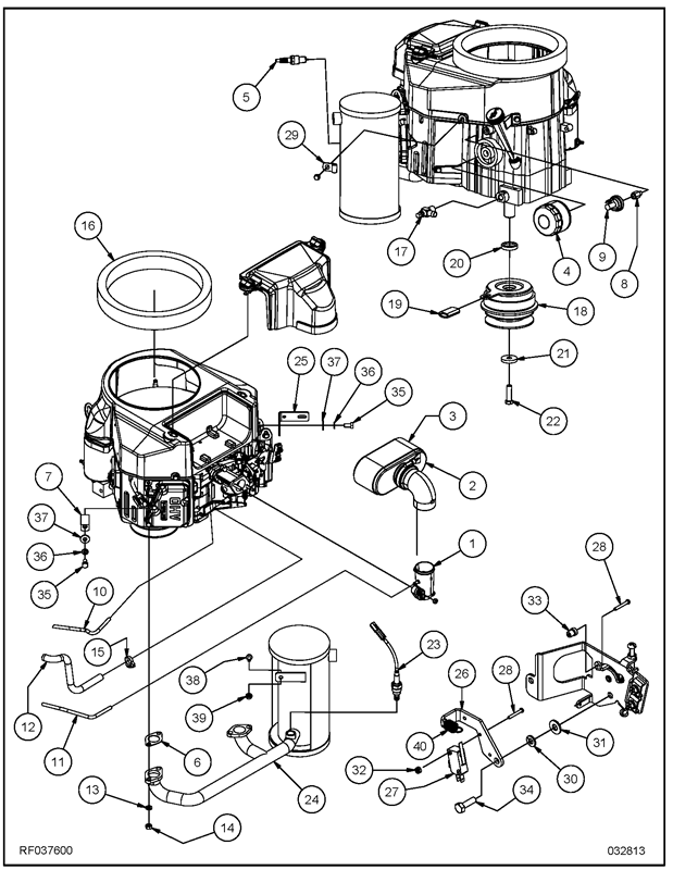 440ST Engine Assembly RF037600 1 440ST Engine Assembly RF037600 1