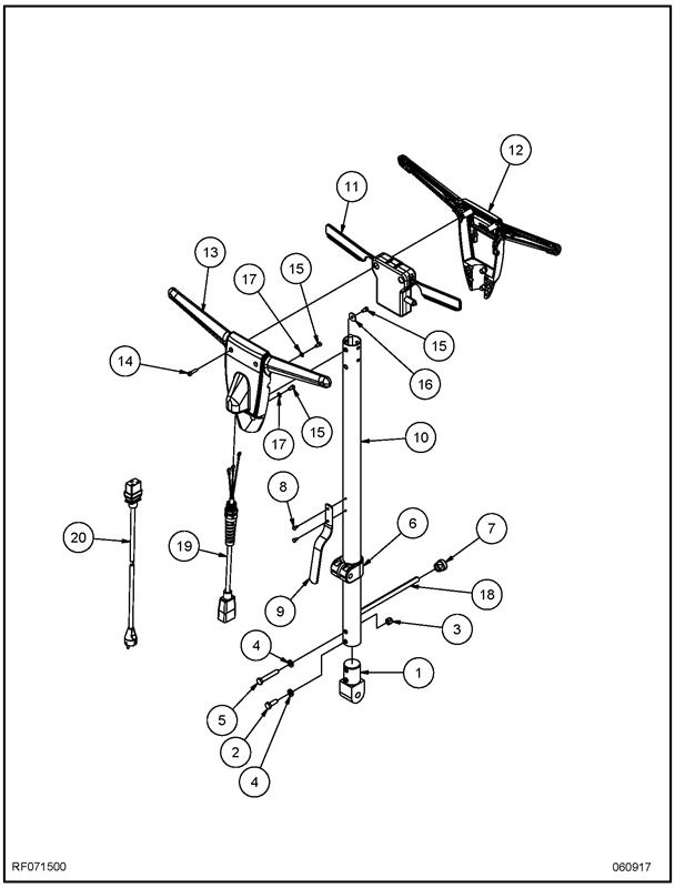 PE250ST_Handle Assembly 230V RF071500 PE250ST_Handle Assembly 230V RF071500