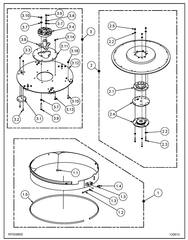 PE420GP_Skirt Driver Pad Holder RF038600 PE420GP_Skirt Driver Pad Holder RF038600