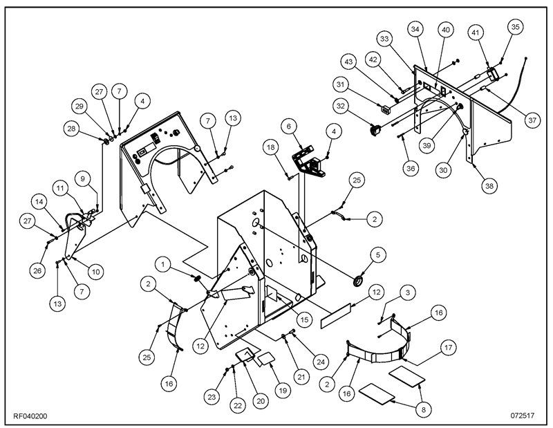 PE450GP_Bulkhead and Control Panel Assembly RF040200 PE450GP_Bulkhead and Control Panel Assembly RF040200
