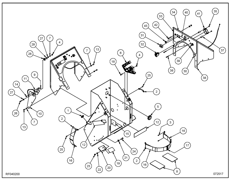 PE450GP_Bulkhead and Control Panel Assembly RF040200