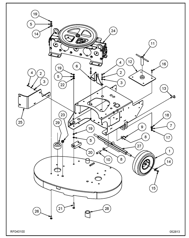 PE450GP_Frame Assembly RF040100 PE450GP_Frame Assembly RF040100